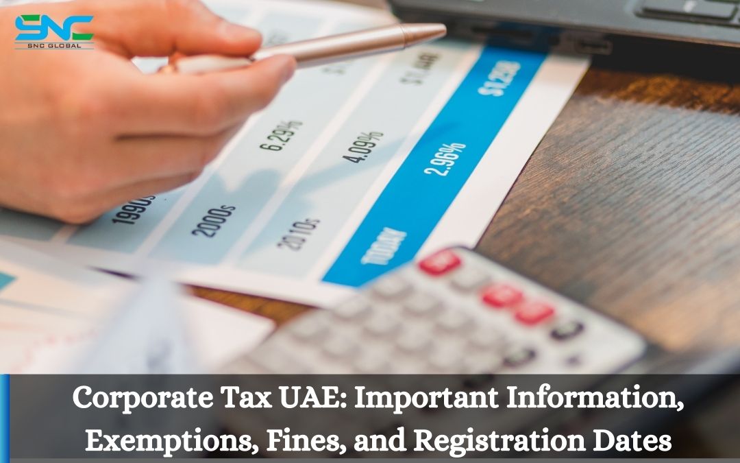 Corporate Tax UAE Important Information Exemptions Fines and Registration Dates