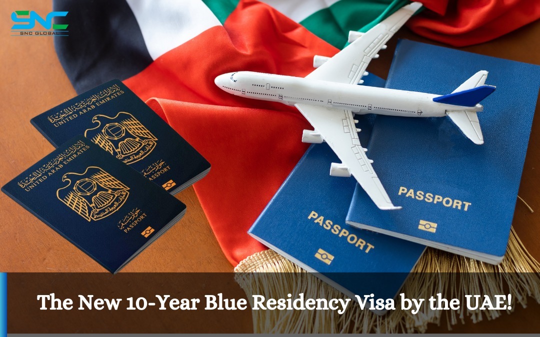 The New 10-Year Blue Residency Visa by UAE!